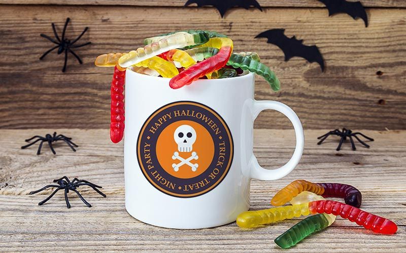 Halloween Watercolor And Labels Bundle