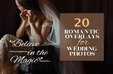 Romantic Overlays for Wedding Photos collection main image