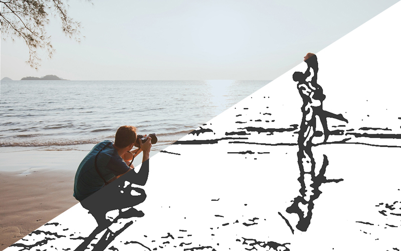 Preview Photo to Sketch photoshop-action