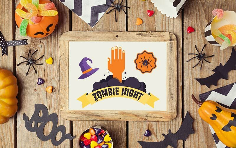 Halloween Watercolor And Labels Bundle