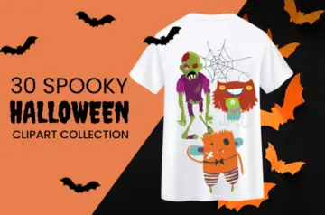 Halloween clipart- monsters and creatures collection feature image