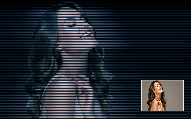 Binary Futuristic photoshop-action used