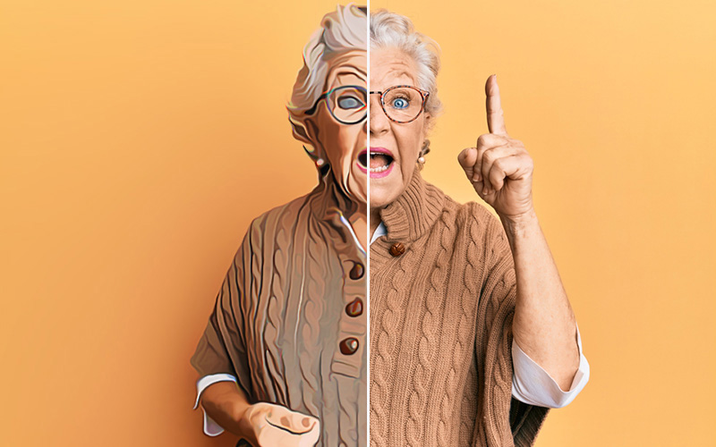 Vector Oil Painting photoshop-action preview