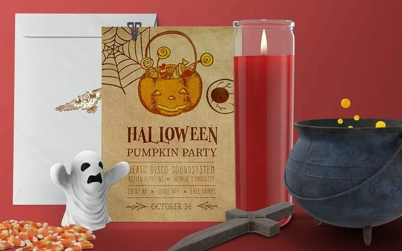 happy halloween ghost prop image