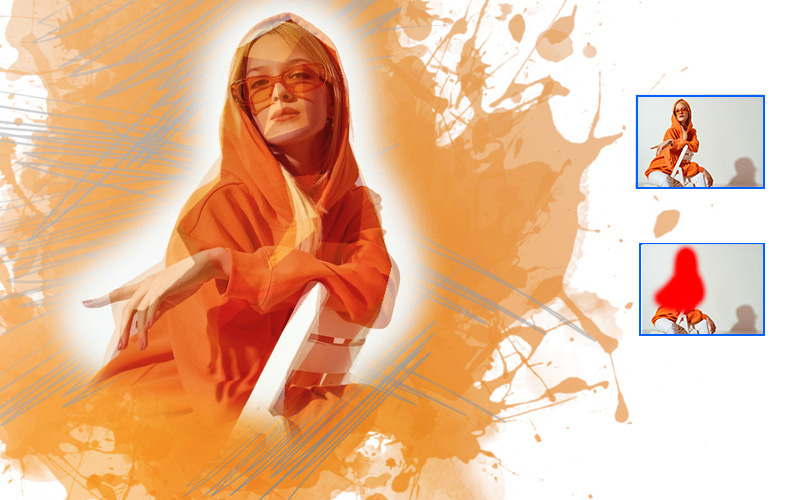 Water Paint photoshop-action preview image