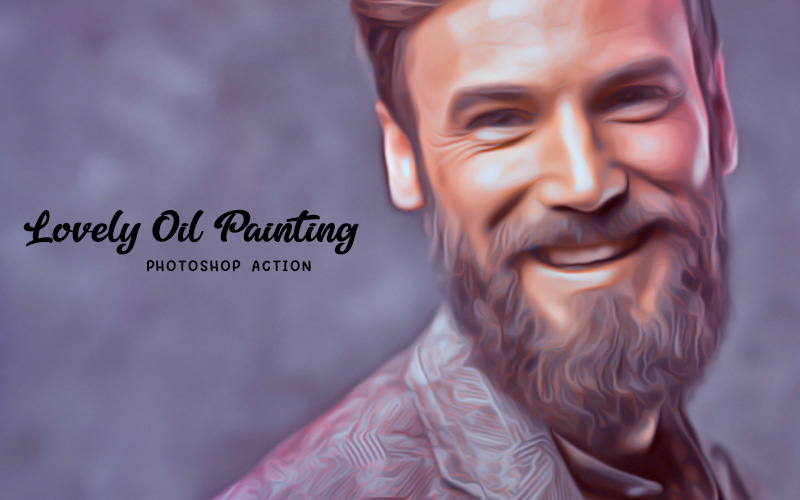 Lovely Oil Paint photoshop-action preview
