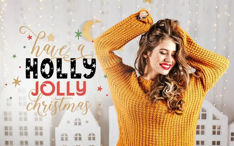 holiday text overlay image holiday text overlay image