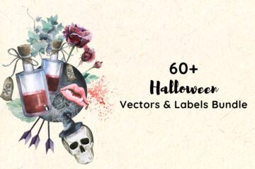 halloween vectors and labels amin image