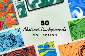 50 abstract backgrounds bundle main image