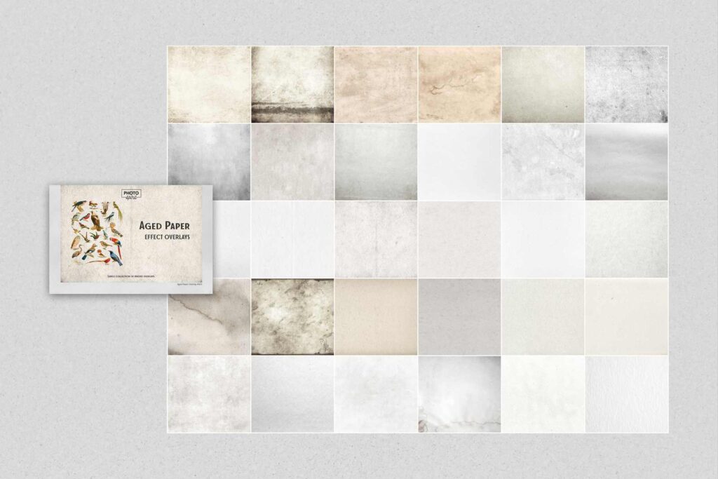 Aged Paper Effect Overlays