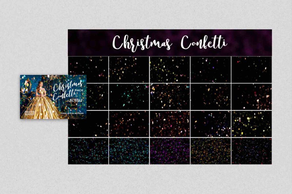Christmas confetti Christmas confetti