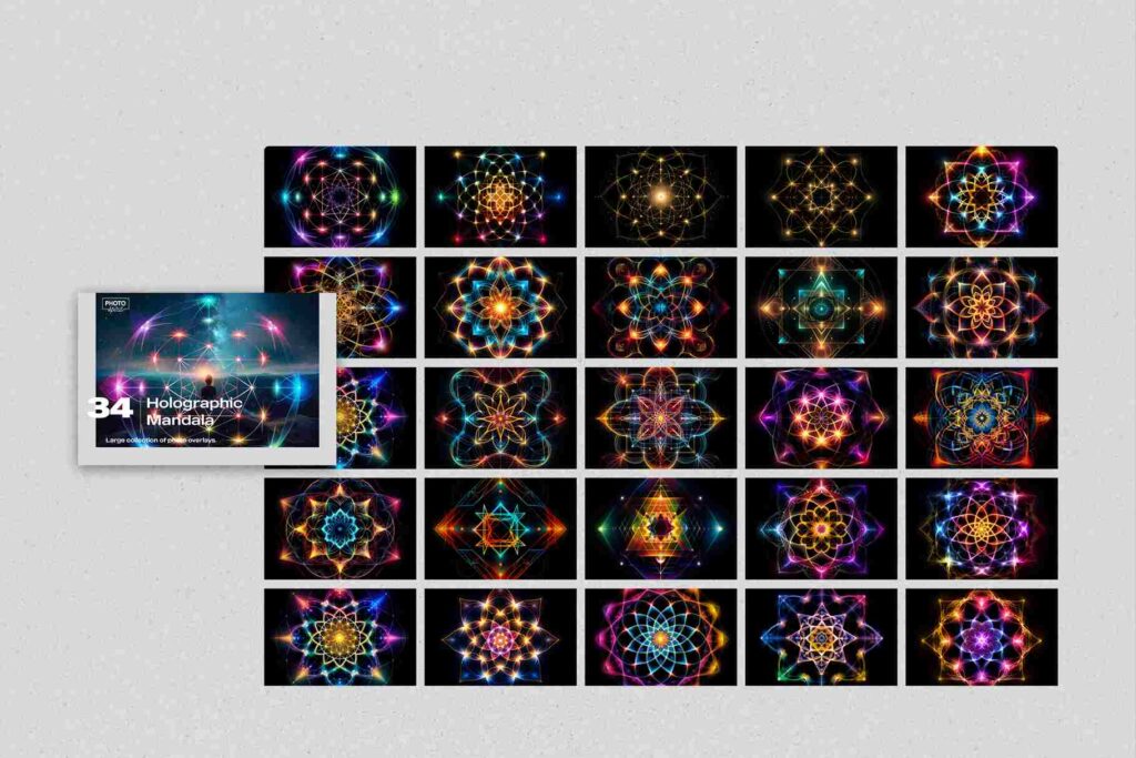 Preview Of Holographic Mandala Included