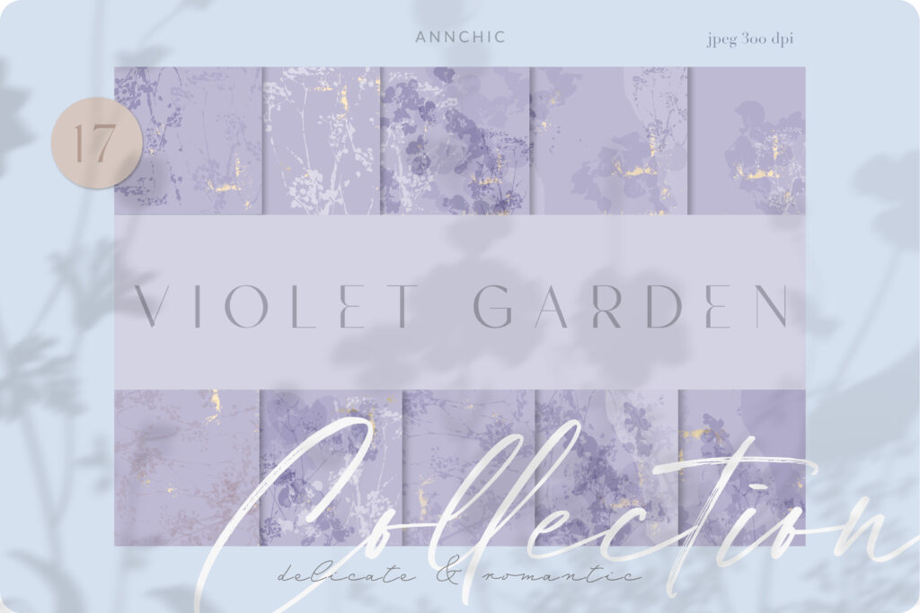 floral-paper-background-violet-collection