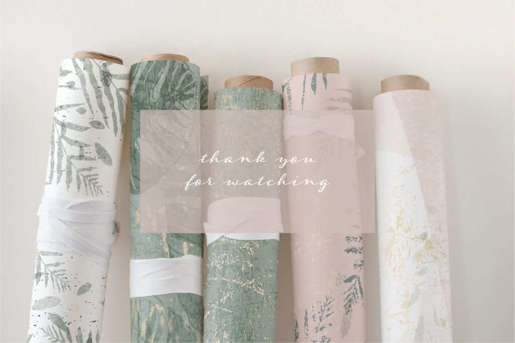 Mockup of Spring collection included in this floral backgrounds bundle