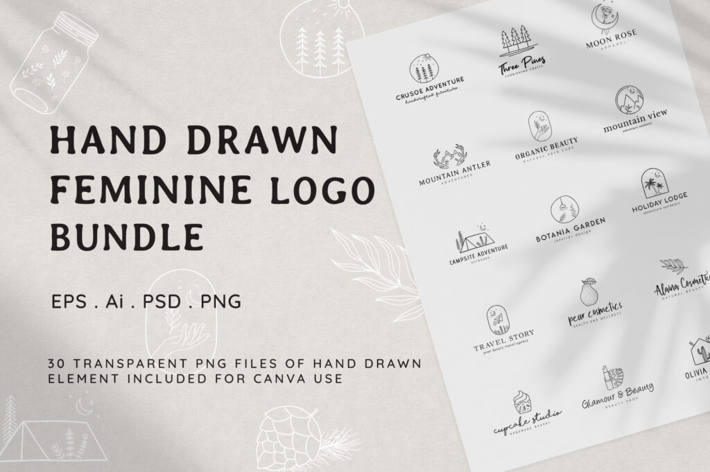 professional-logo-designs-hand-drawn-feminine-logos