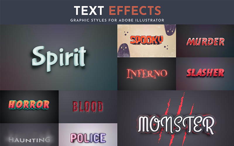 Spooky text Effects - Horror text Effects