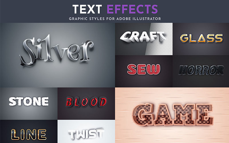 stone text effect photoshop - silver text effect photoshop