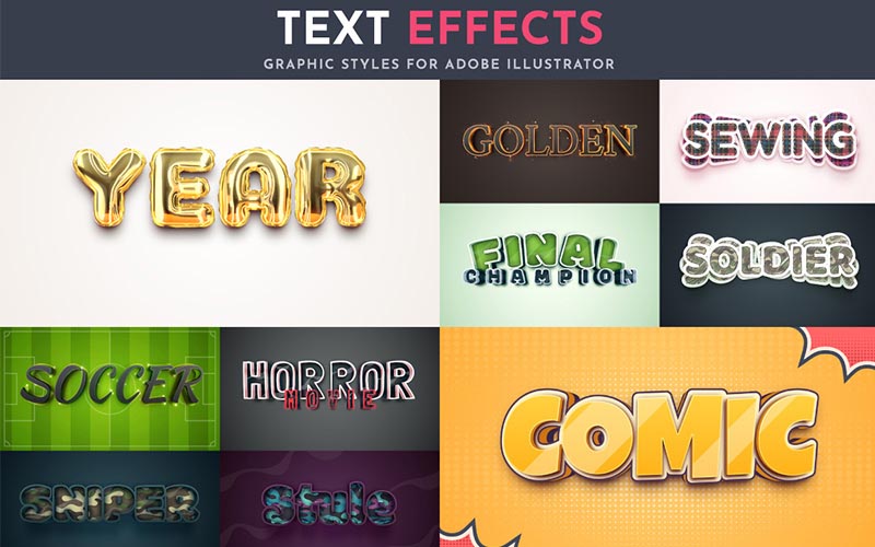 balloon text effects