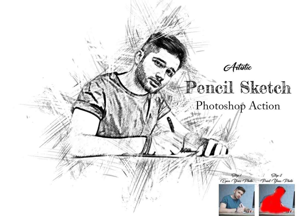 artistic-pencil-sketch-photoshop-action