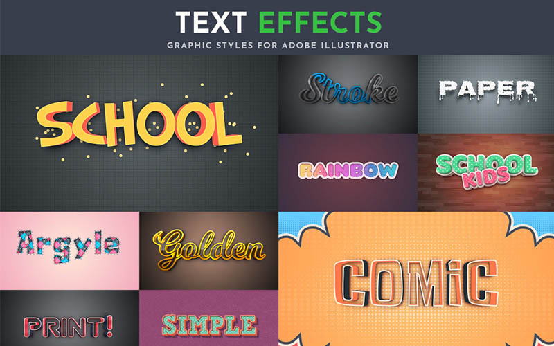 comic text effects