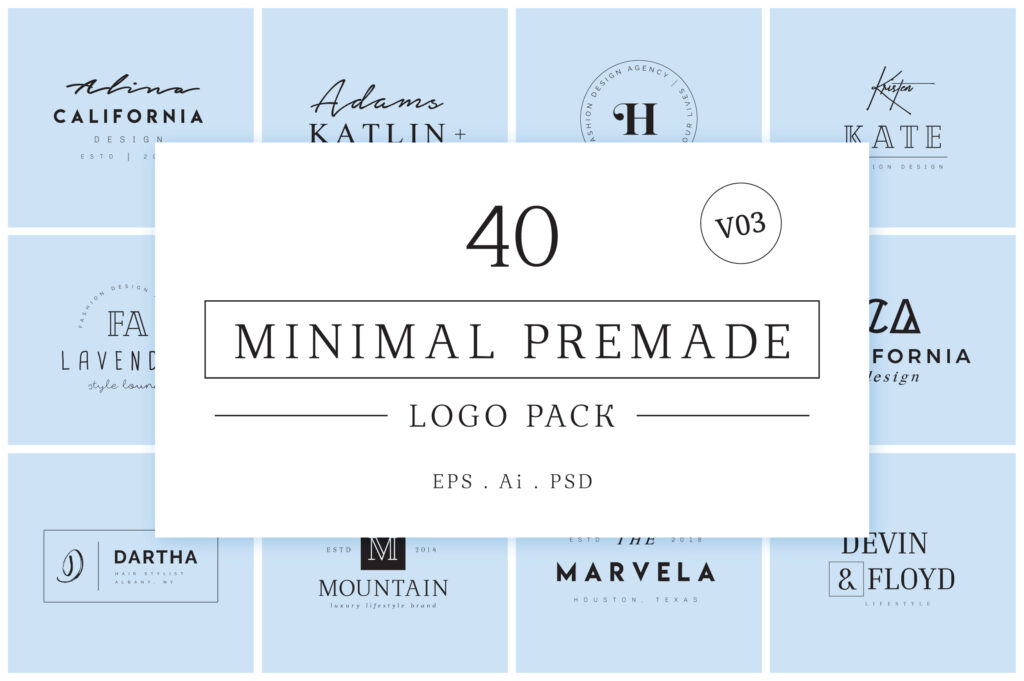 minimal-premade-logos