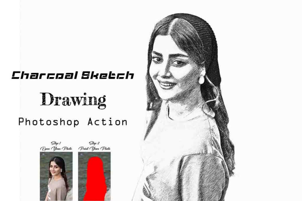charcoal-sketch-photoshop-action
