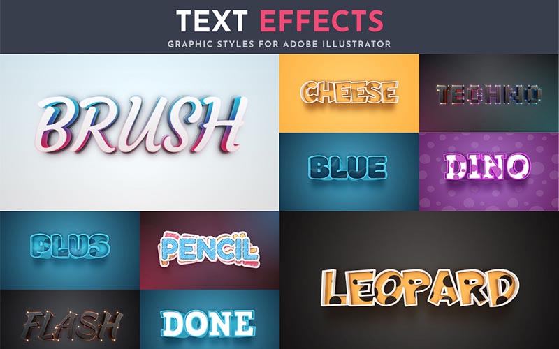 illustrator text effects