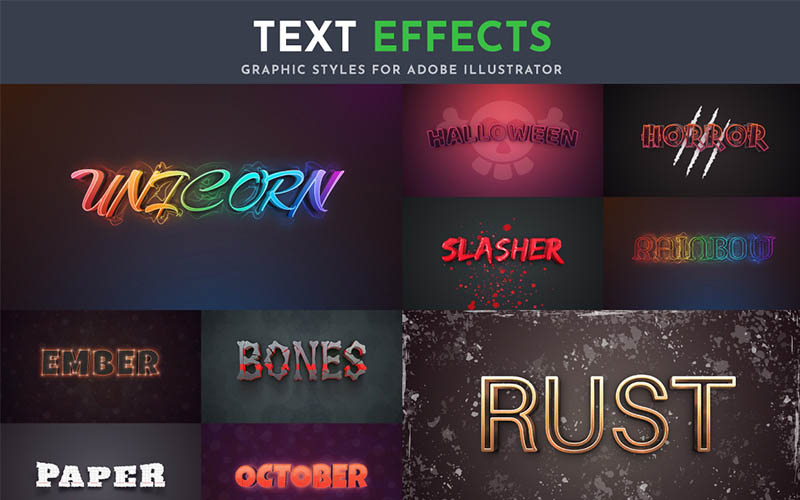 Halloween Text effects