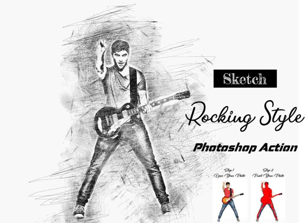 sketch-rocking-style-effect
