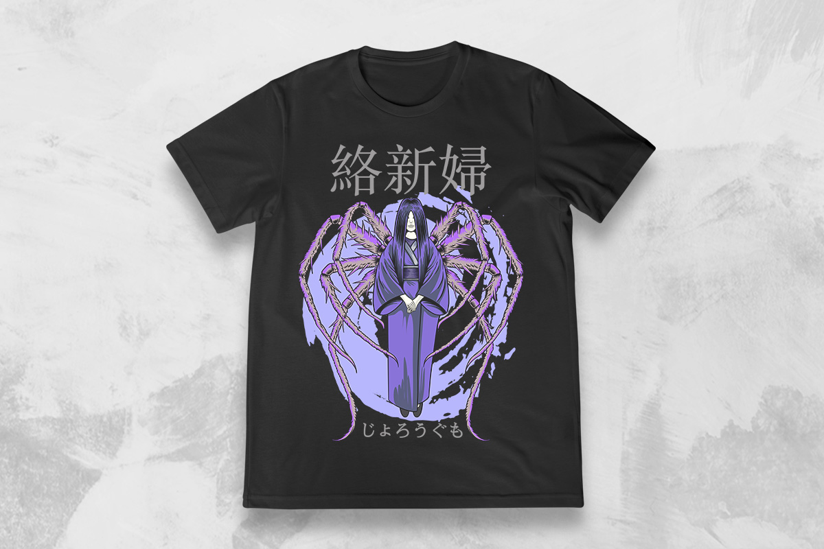 Trending Japanese t-shirt design mockup