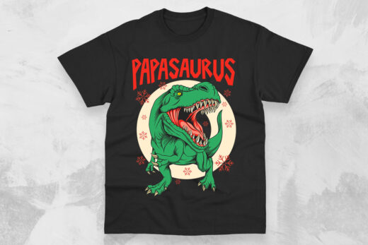 papasauras-t-shirt-designs
