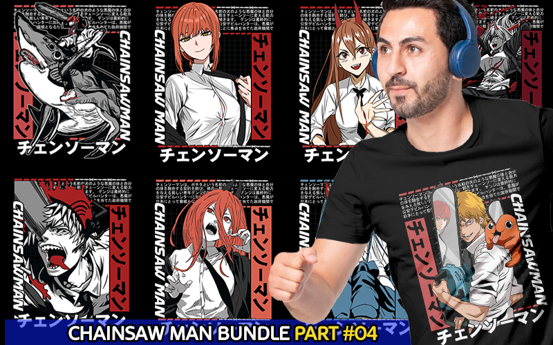 A collage of Chainsaw designs