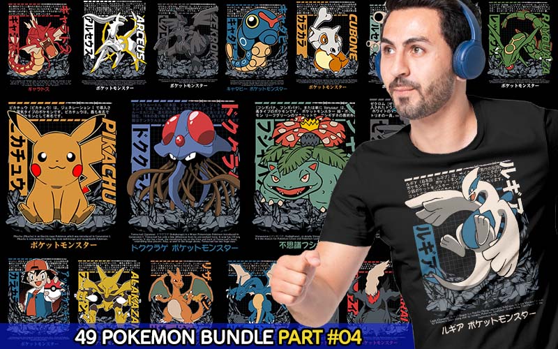 A collage of pokemon designs