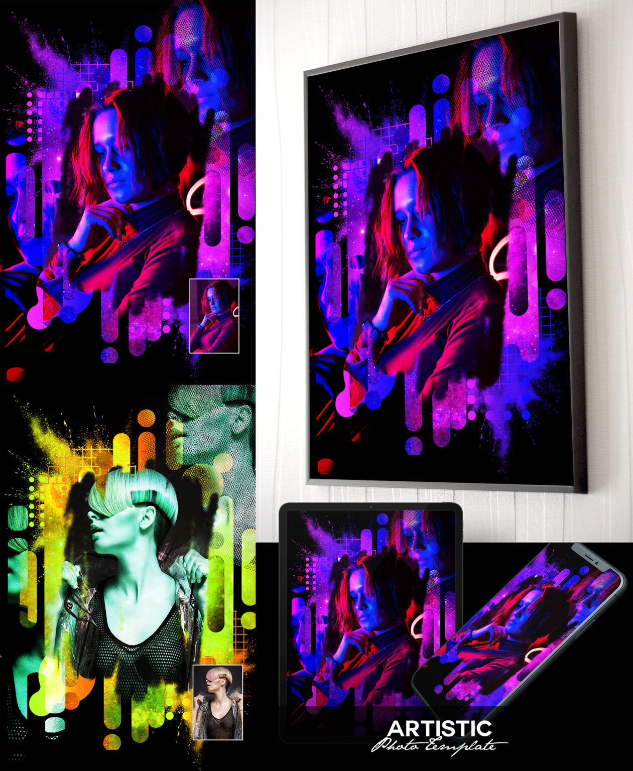 artistic photoshop actions, artistic photo effects online