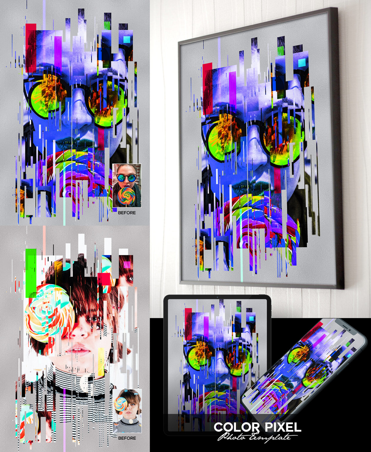 photoshop action pixel art, photoshop pixel action