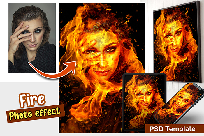 fire action photoshop, fire action photoshop free, fire effect photoshop free download