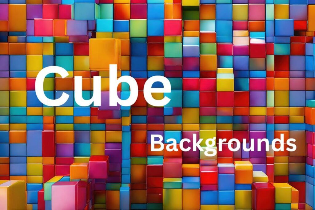 A preview of the cube backgrounds