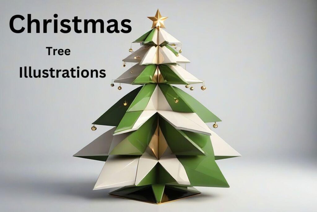 A preview of the christmas tree illustrations