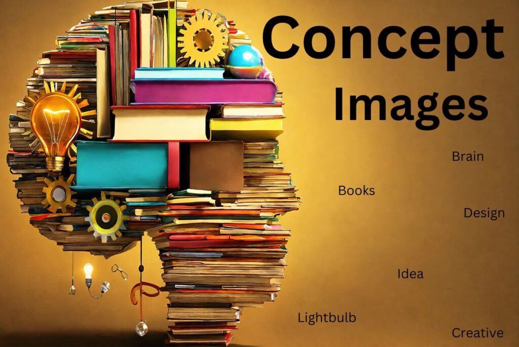 Concept Images: Brain and Books
