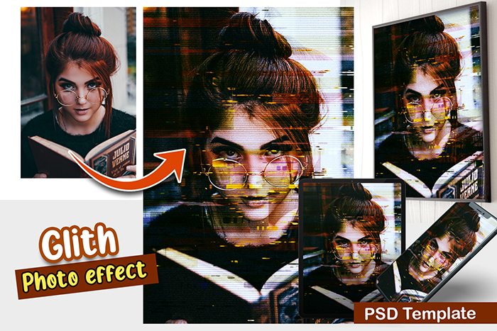 glitch effect photoshop, glitch effect in photoshop, glitch photoshop effect