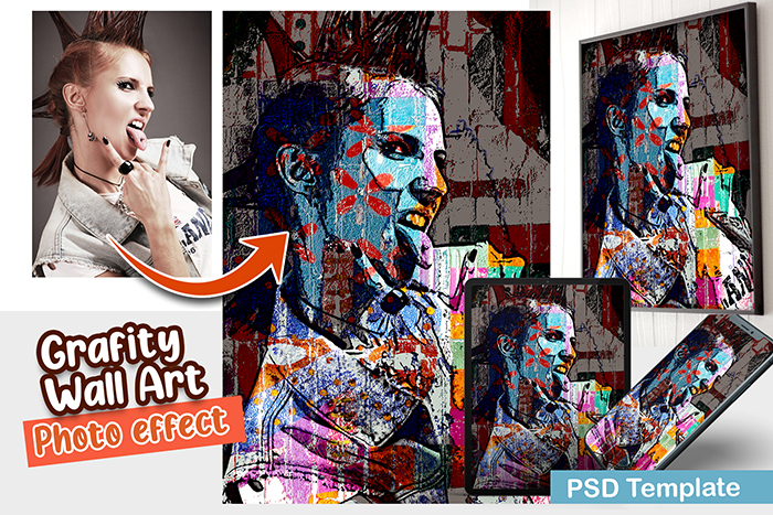 graffiti text photoshop, graffiti text effect photoshop, graffiti action photoshop