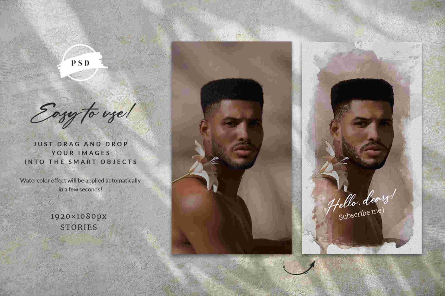 photo effects watercolor, watercolor action photoshop