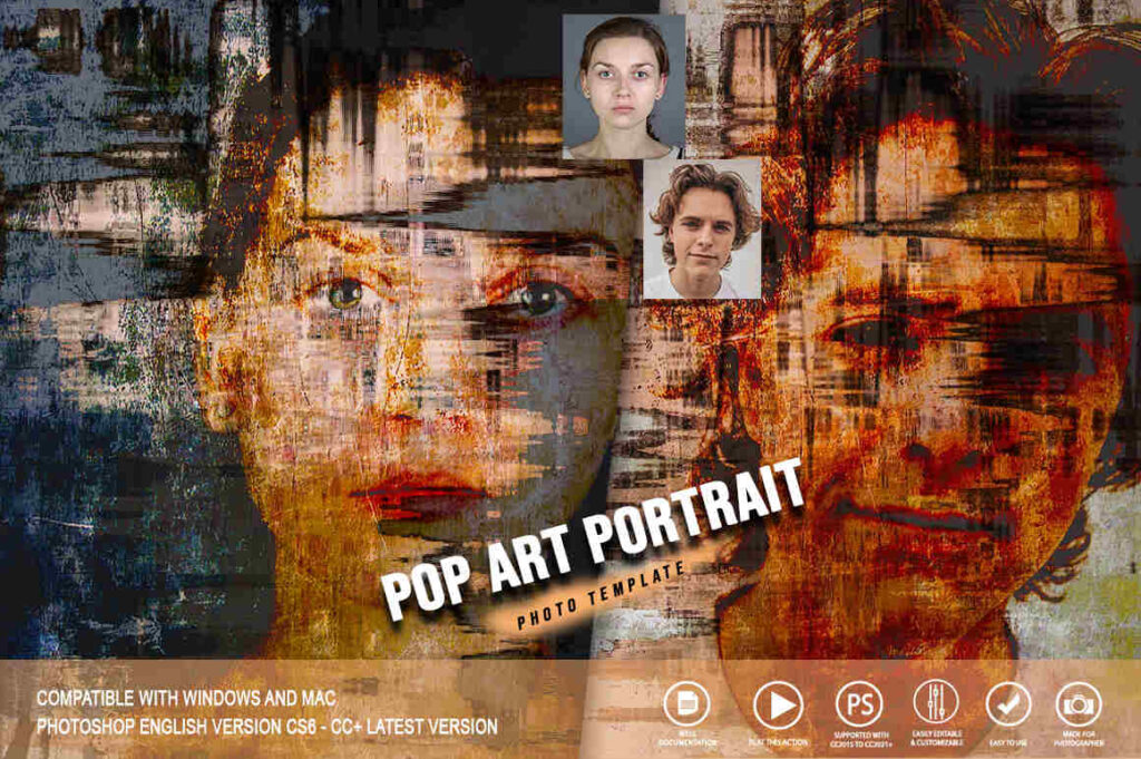 Pop Art Photo Template