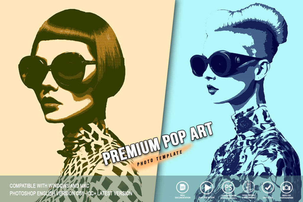 Pop Art Photo Template