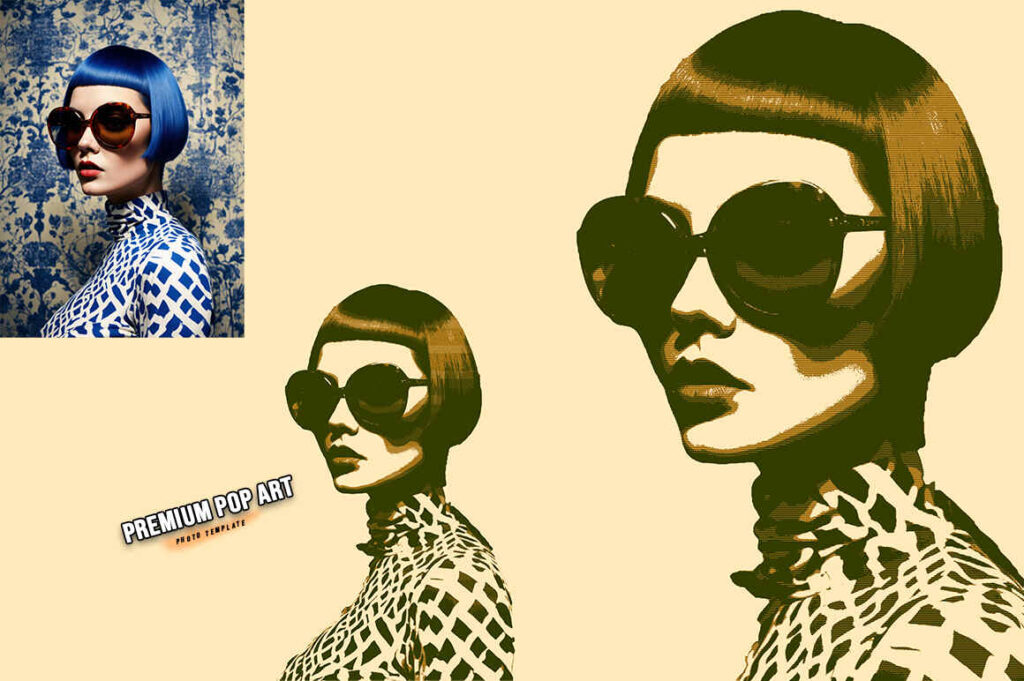 Pop Art Photo Template