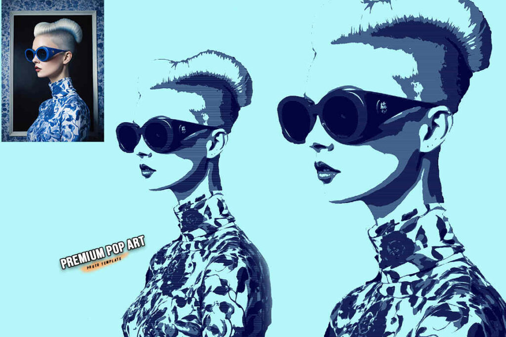 Pop Art Photo Template