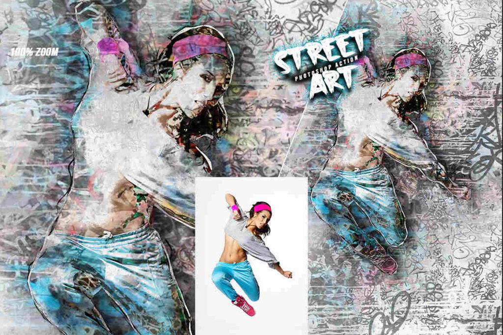 Street Art Photoshop Actions