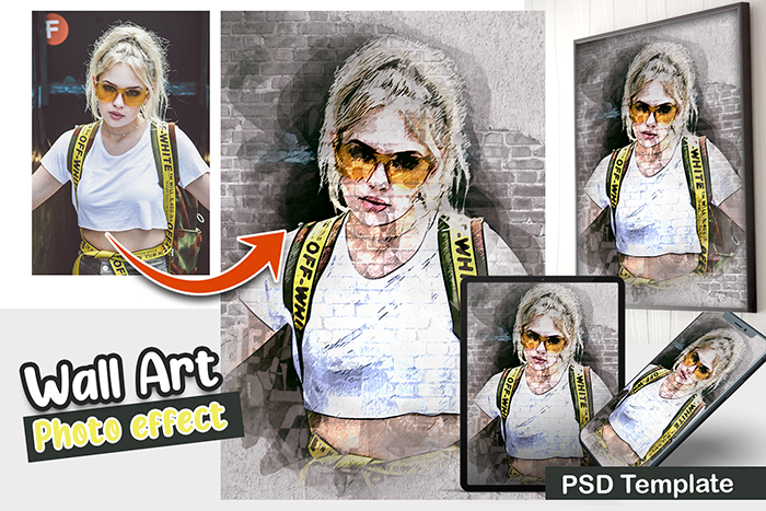 photoshop wall art