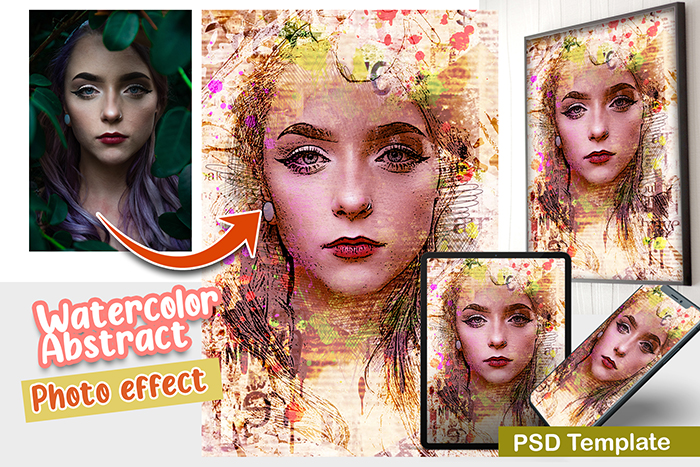 abstract art photoshop action free download, abstract art photoshop action