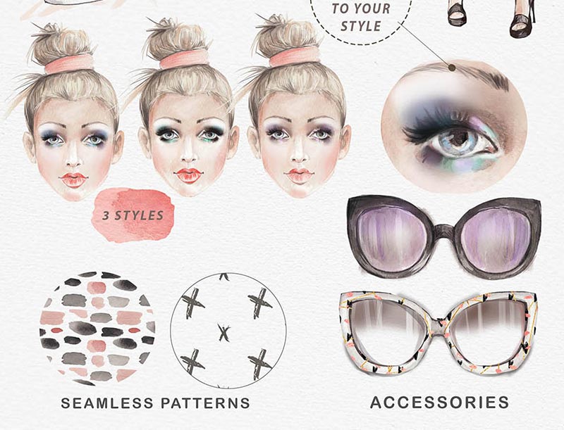 watercolor graphics